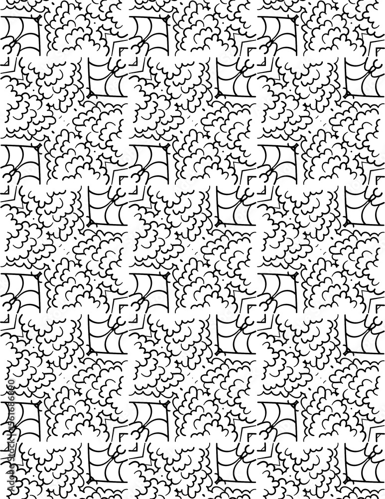Black and white abstract geometric pattern Black and white abstract geometric pattern