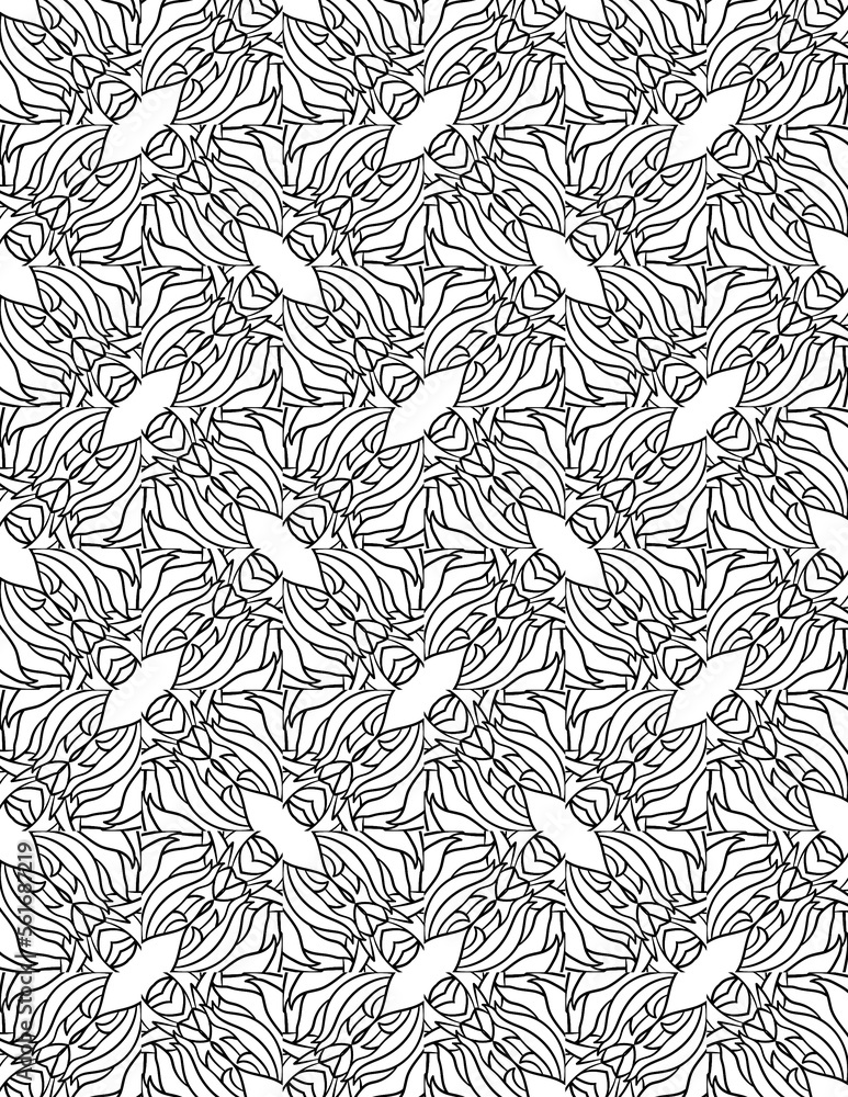 Black and white abstract geometric pattern Black and white abstract geometric pattern