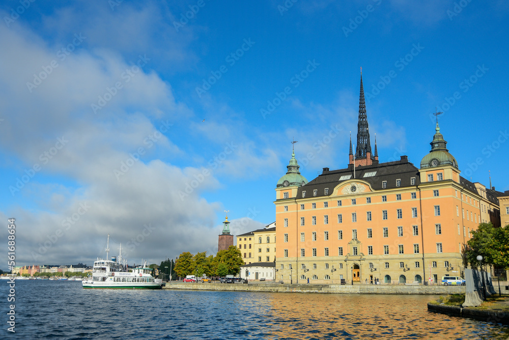 Fototapeta premium スウェーデンの首都ストックホルムの美しい風景