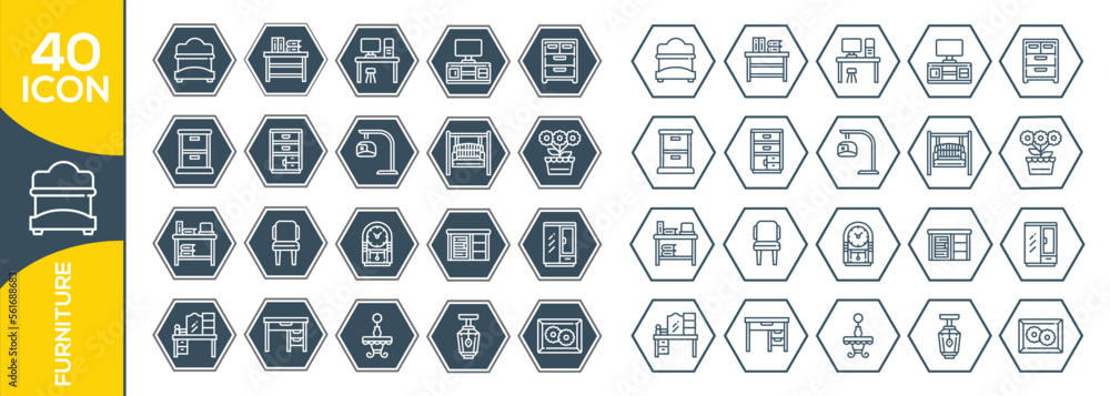 FUENITURE ICON SET DESIGN FUENITURE ICON SET DESIGN