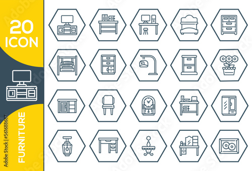 FUENITURE ICON SET DESIGN