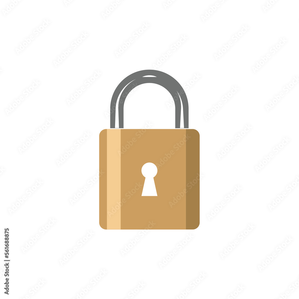 padlock - security icon vector illustration padlock - security icon vector illustration