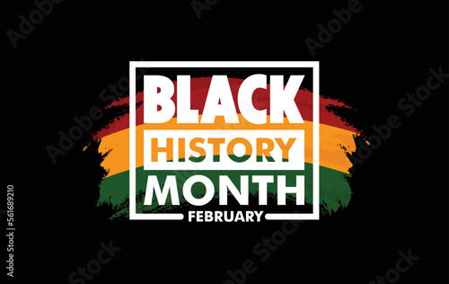 Black History Month. Vector Illustration.