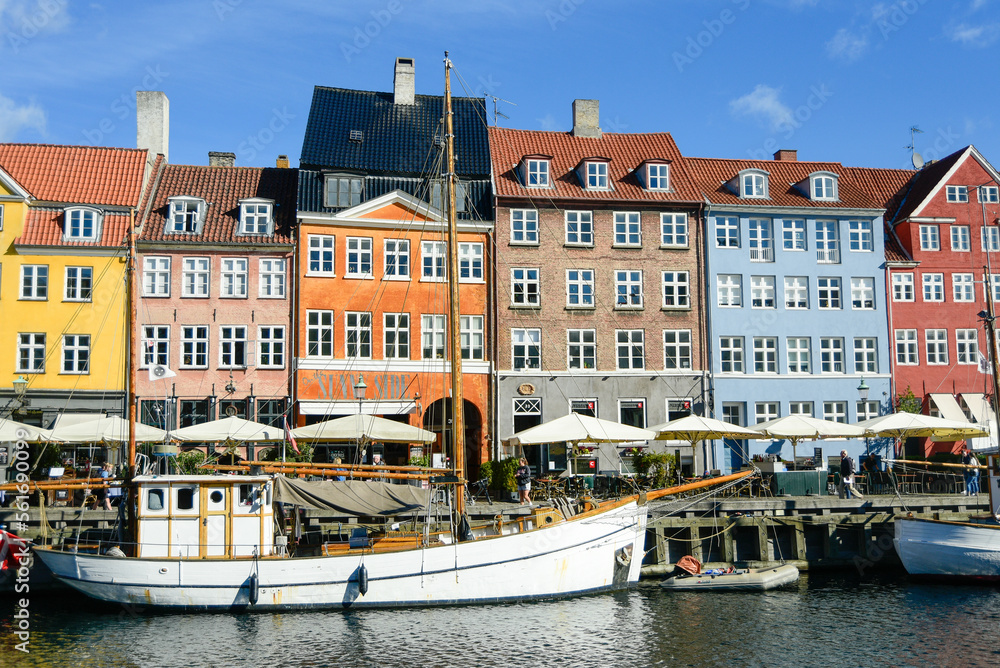 デンマークの首都コペンハーゲンの美しい風景