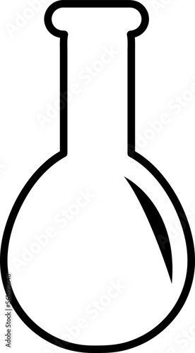 Volumetric flask icon sign vector,Symbol, logo illustration on white background..eps