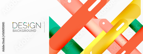 Background overlapping lines. Dynamic lines abstract wallpaper. Straight lines composition vector illustration for wallpaper banner background or landing page