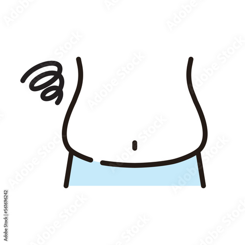 ウエスト　お腹　腹