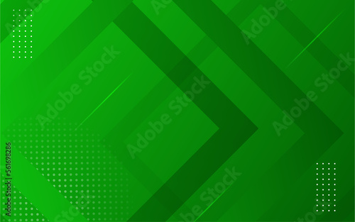 Abstract gradient green geometric colorful decorative design background