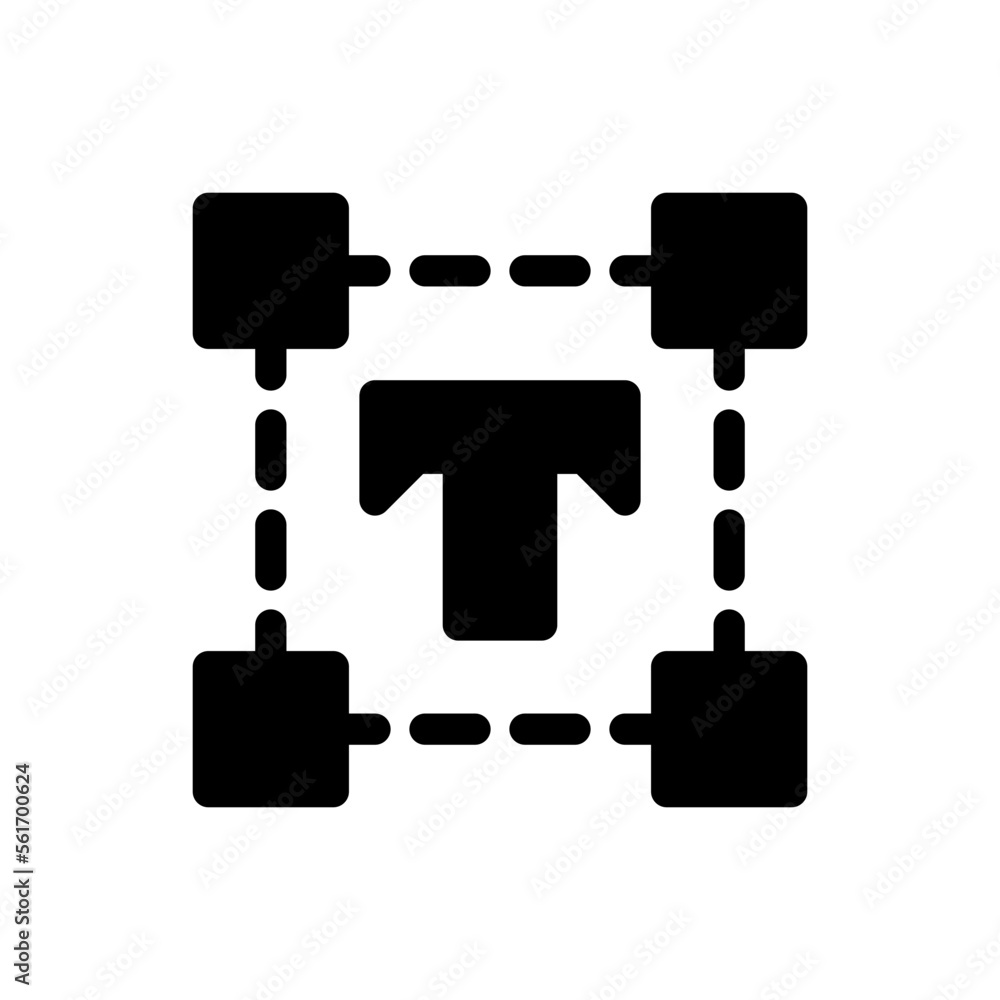 text glyph icon text glyph icon