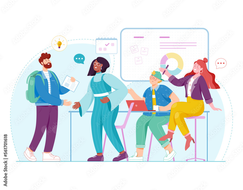People meeting in the office People meeting in the office