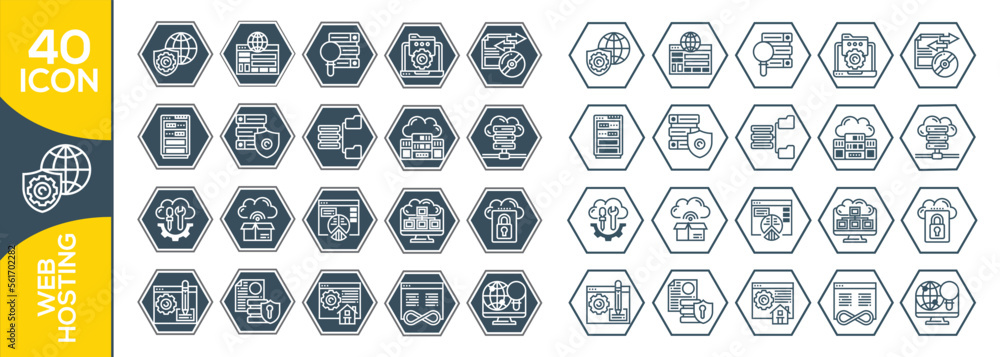 WEB HOSTING ICON SET DESIGN WEB HOSTING ICON SET DESIGN