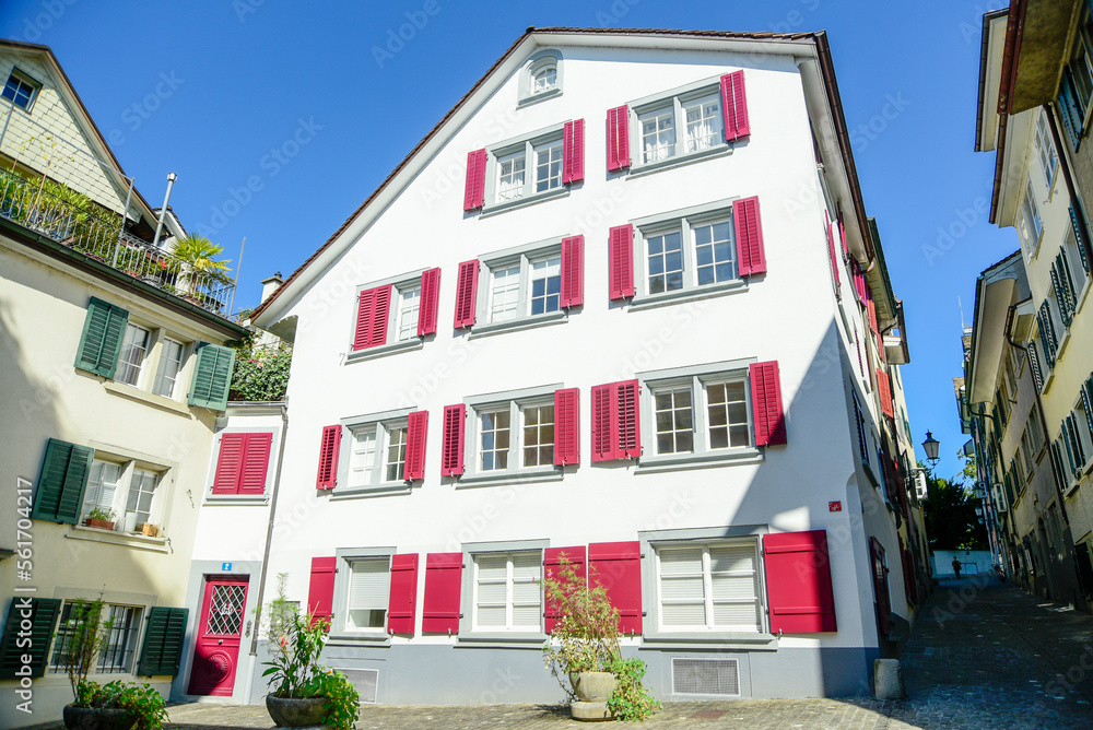 Fototapeta premium スイスチューリッヒの美しい風景