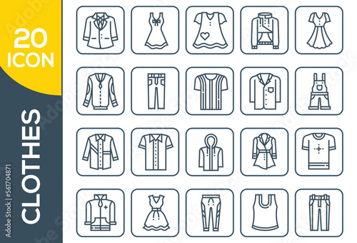 CLOTHES ICON SET DESIGN