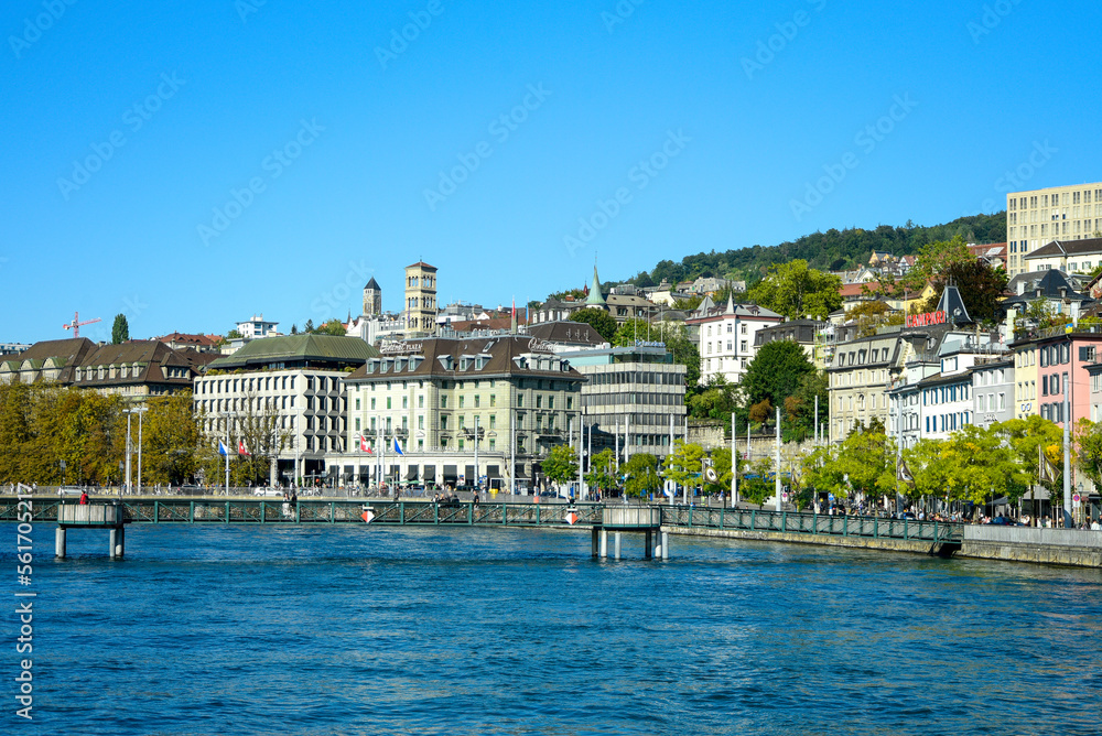 Obraz premium スイスチューリッヒの美しい風景