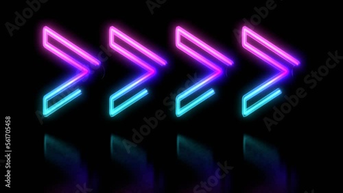 Neon Sign Animation  ->>>>