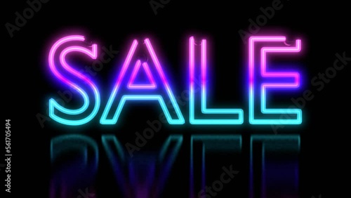 Neon Sign Animation  -Sale