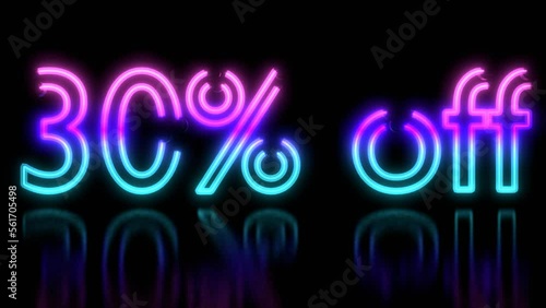 Neon Sign Animation  -30% off