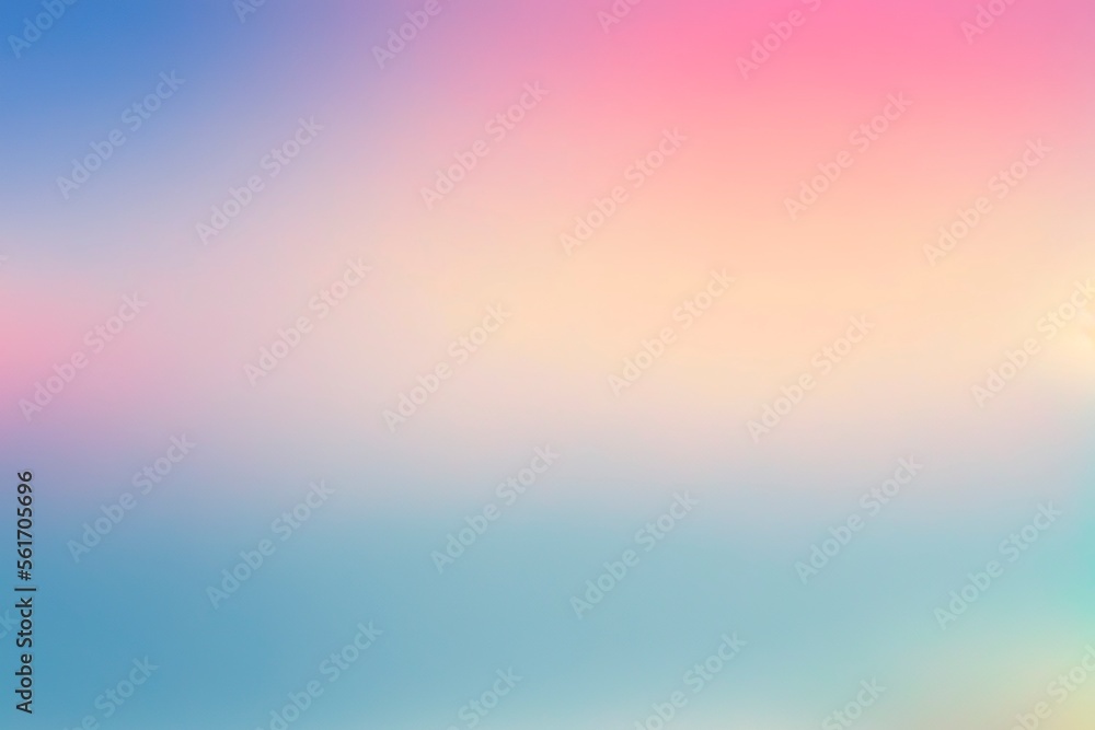 Fototapeta premium Abstract blurred sunset sky and clouds background with glowing flare light. Background of blurred pink sky and clouds in soft sweet tone. generative ai