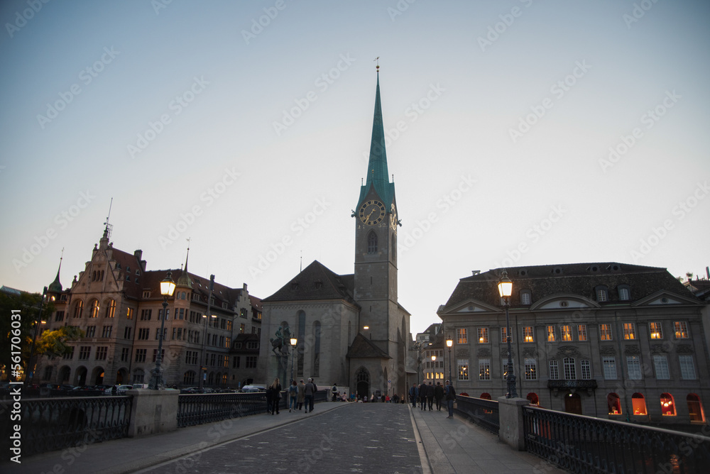 Obraz premium スイスチューリッヒの美しい風景