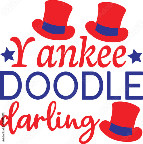 Yankee Doodle Darling svg