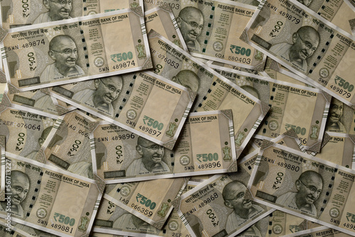 indian rupees five hundred rupees texture background
