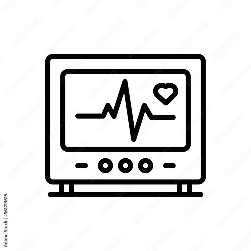 Black line icon for beat Black line icon for beat