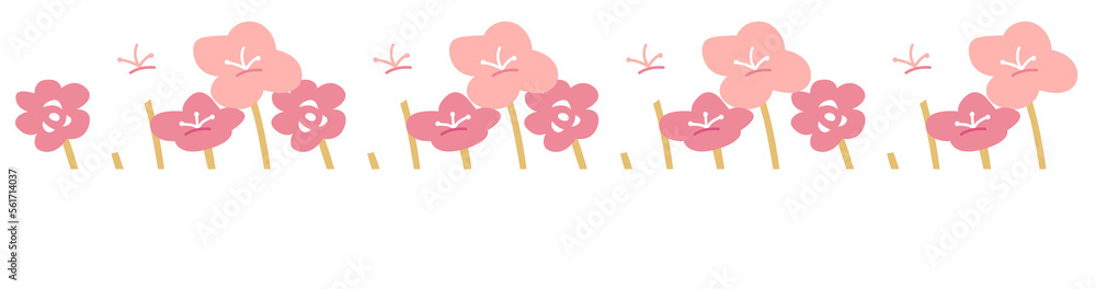 pink flowers pink flowers
