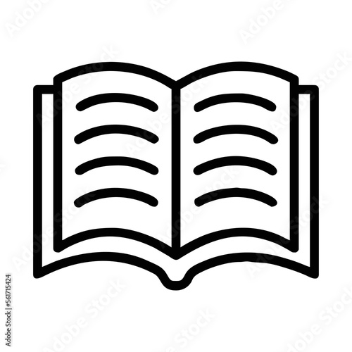book icon black/white