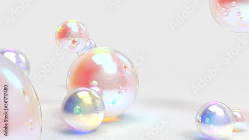 luxury pearls background, pearls background 3D render