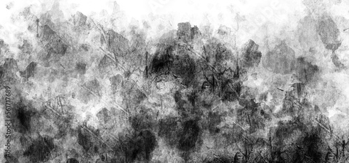 Tableau sur toile Grunge black texture element