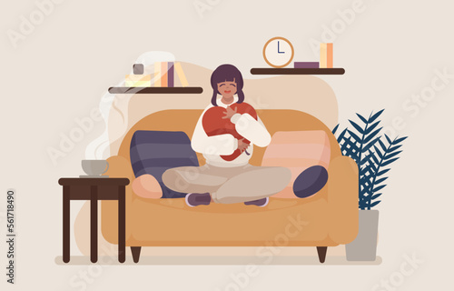 Self Care Mental Health Illustration