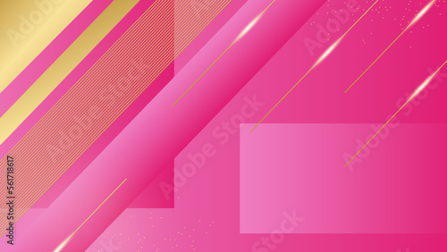 Pink brush metal abstract geometric background