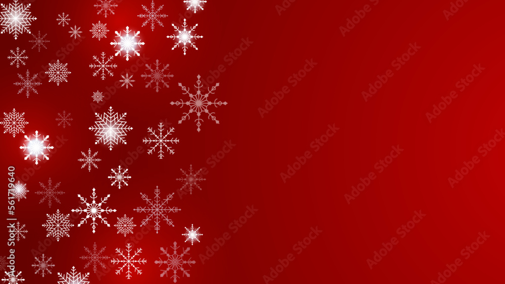 Beautiful snow pattern with ornaments. Winter wrapping paper concept. Vector red design. Beautiful snow pattern with ornaments. Winter wrapping paper concept. Vector red design.