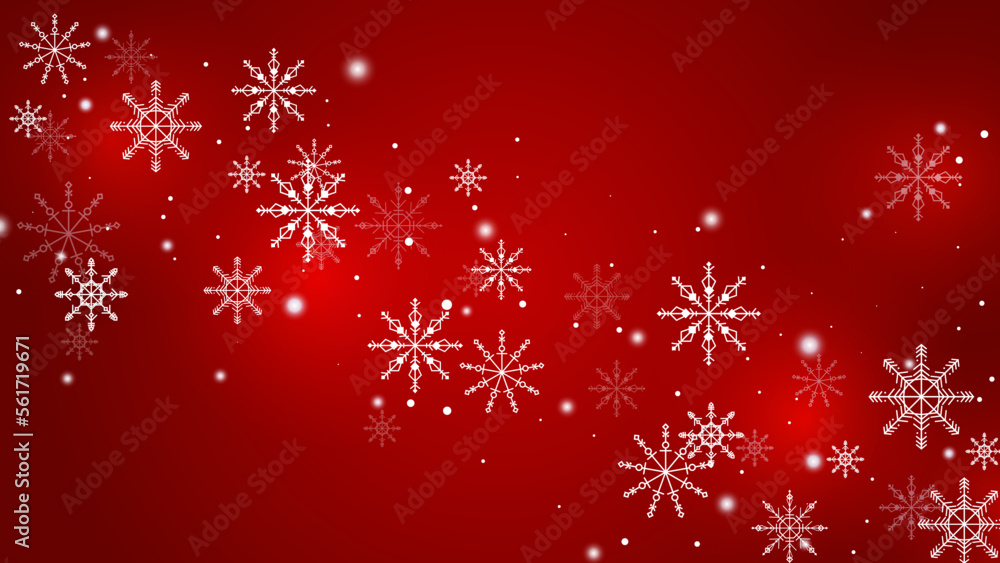 Beautiful snow pattern with ornaments. Winter wrapping paper concept. Vector red design. Beautiful snow pattern with ornaments. Winter wrapping paper concept. Vector red design.