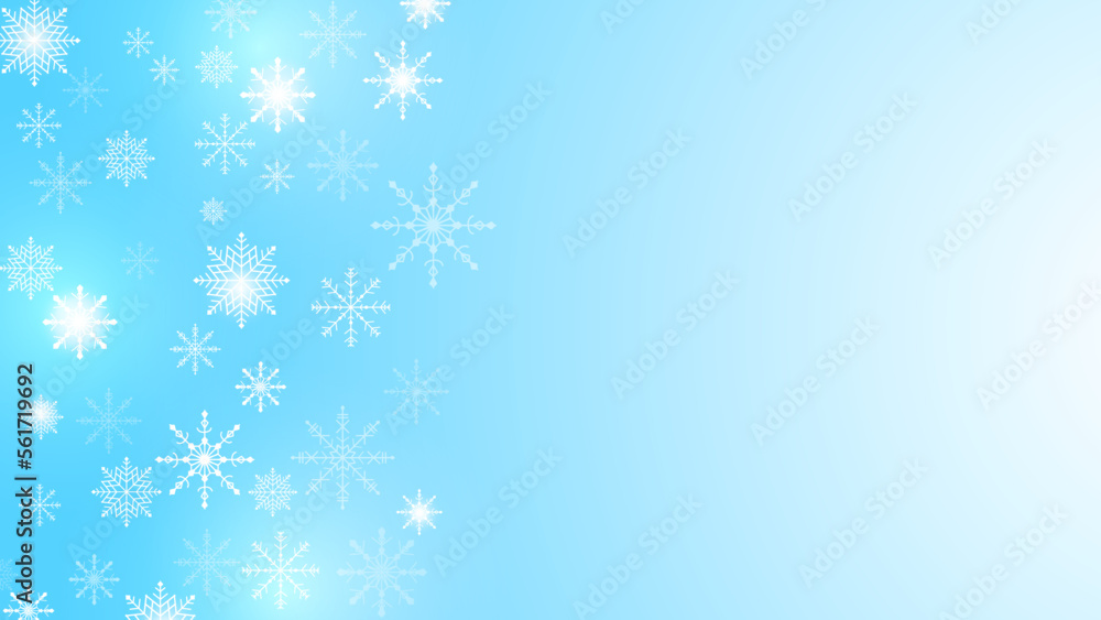 Beautiful snow pattern with ornaments. Winter wrapping paper concept. Blue vector design. Beautiful snow pattern with ornaments. Winter wrapping paper concept. Blue vector design.