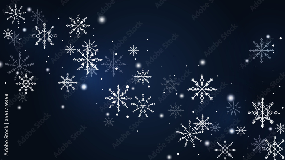 Beautiful snow pattern with ornaments. Winter wrapping paper concept. Navy vector design. Beautiful snow pattern with ornaments. Winter wrapping paper concept. Navy vector design.