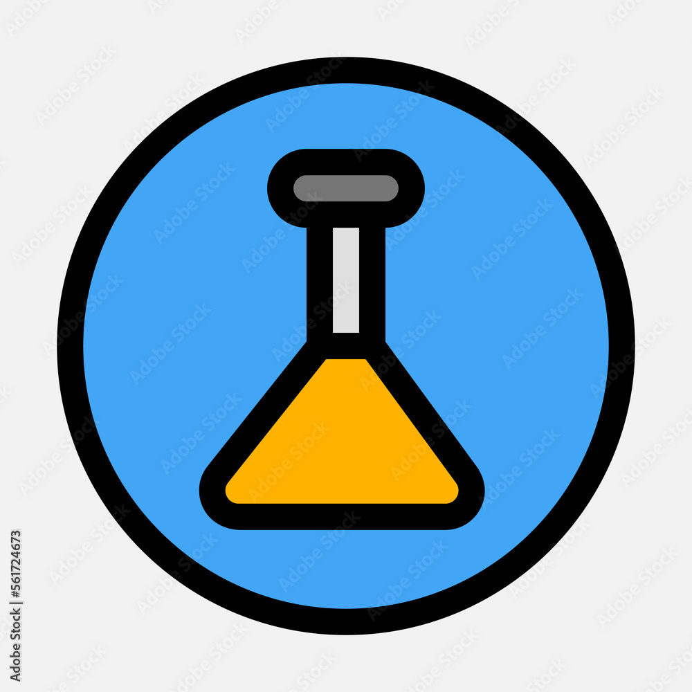 Potion icon in filled line style, use for website mobile app presentation Potion icon in filled line style, use for website mobile app presentation