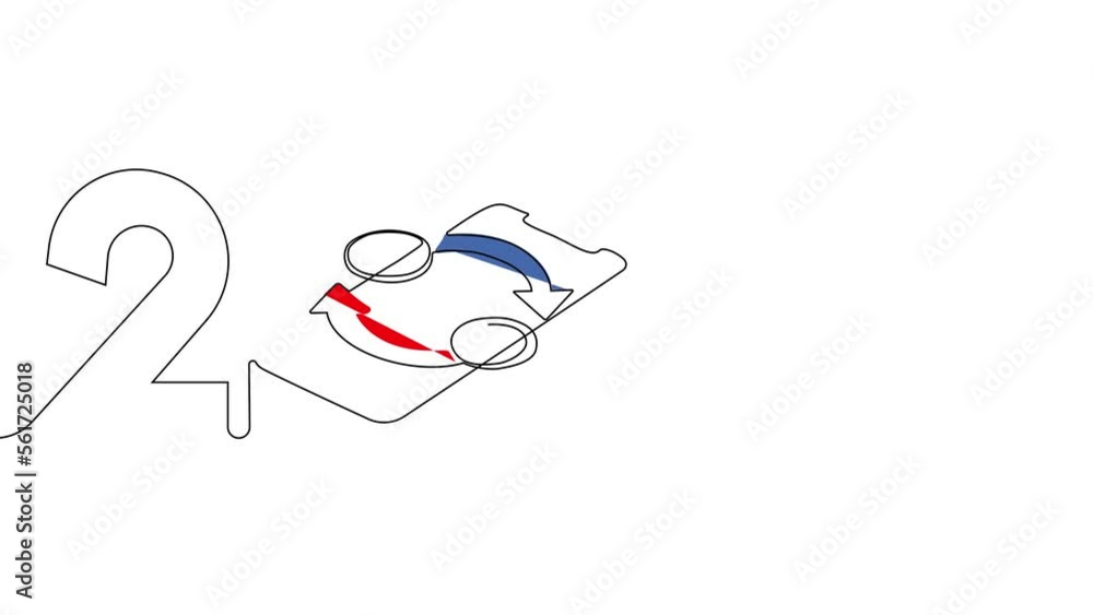 2023 Year. Continuous one line drawing of new year sign on background happy new year merry christmas. 4k animated self drawing of continuous line draw 2023 Year. Continuous one line drawing of new year sign on background happy new year merry christmas. 4k animated self drawing of continuous line draw