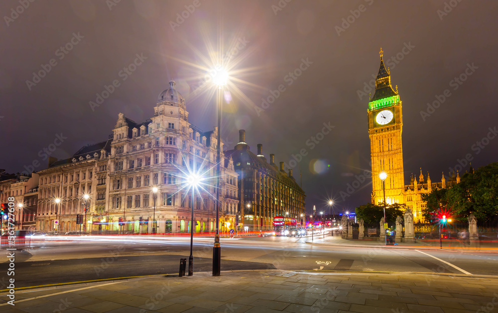 Obraz premium London parliament on the night