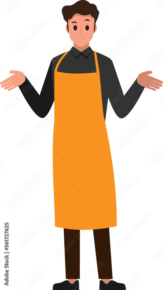 cartoon barista character png ,coffee shop cartoon barista character png ,coffee shop