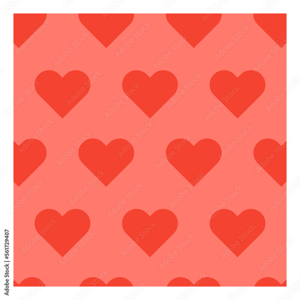 Pink retro background hearts