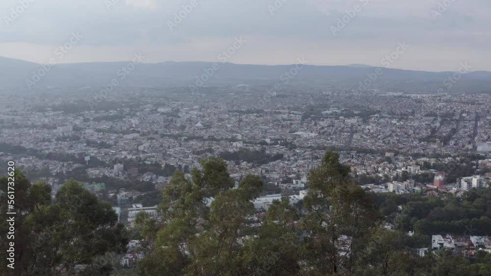Vuelo de Dron panorámica de Morelia Michoacan Mexico Vuelo de Dron panorámica de Morelia Michoacan Mexico