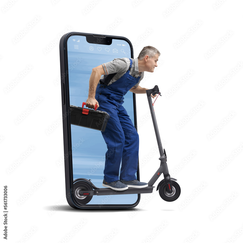 Professional fast repair service on smartphone Professional fast repair service on smartphone