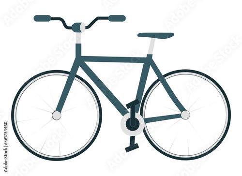 bicycle isolated on white background