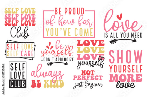 self love svg bundle
