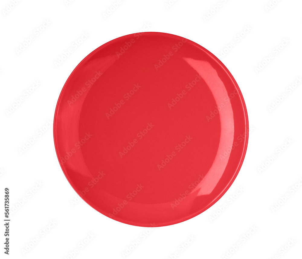 red ceramic plate isolated on transparent png red ceramic plate isolated on transparent png