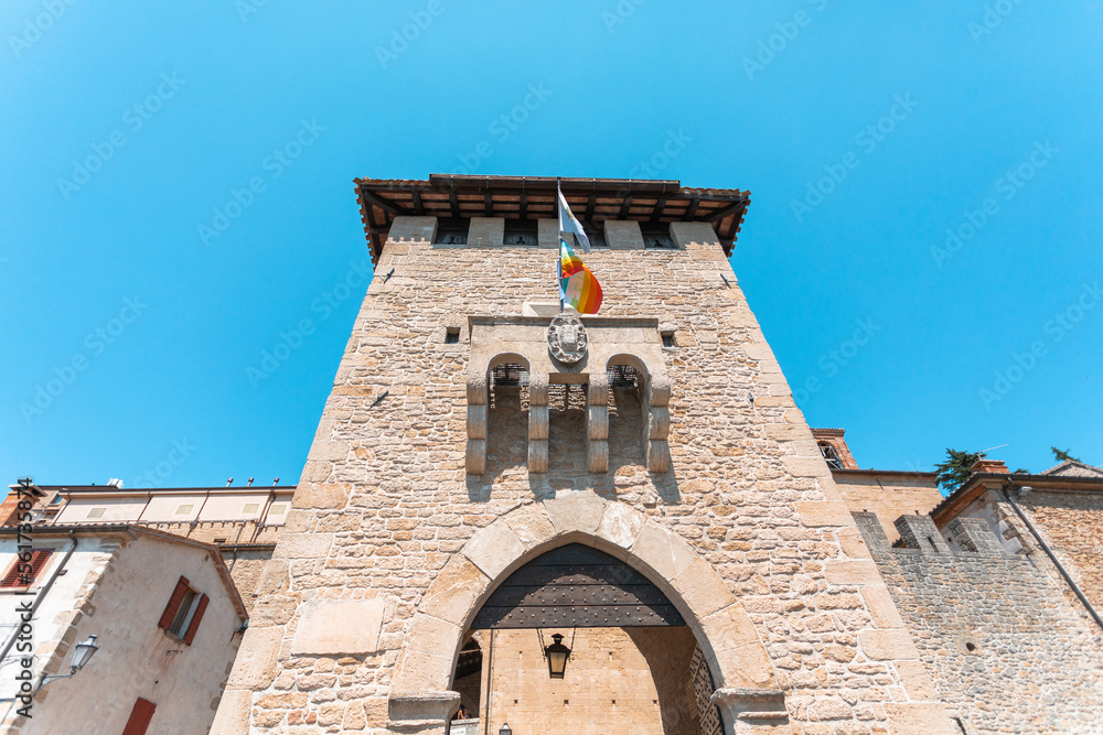 Obraz na płótnie Fortress of San Marino, Republic of San Marino, Italy w salonie
