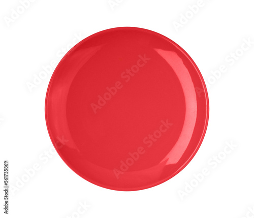 Free Download red ceramic plate isolated on transparent png - GFXLoad