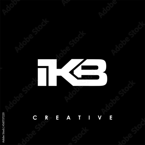 IKB Letter Initial Logo Design Template Vector Illustration
