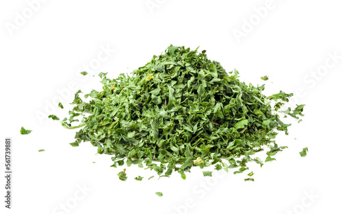 Dried parsley on transparent png
